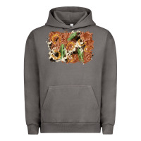 Pigment Tornado horseshoe cowhide cactus background Urban Hoodie - AdoDesignShop