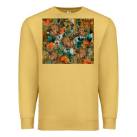 Antique Gold fall cowhide highland cow tumbler Premium Sweatshirt - RanaPortraitStore