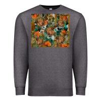 Charcoal Heather fall cowhide highland cow tumbler Premium Sweatshirt - RanaPortraitStore