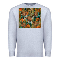 Heather Grey fall cowhide highland cow tumbler Premium Sweatshirt - RanaPortraitStore