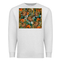 Oatmeal Heather fall cowhide highland cow tumbler Premium Sweatshirt - RanaPortraitStore