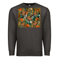 Smoke fall cowhide highland cow tumbler Premium Sweatshirt - RanaPortraitStore