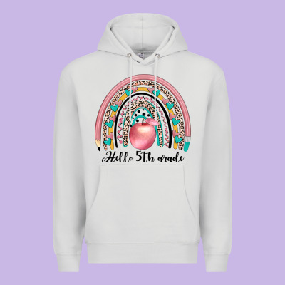 Hello 5th Grade Premium Hoodie Designed By Jahusdesignshop