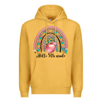 Mustard hello 5th grade Premium Hoodie - JahusDesignShop