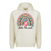Oatmeal Heather hello 5th grade Premium Hoodie - JahusDesignShop