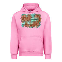 Fuchsia Pink wood leather background Urban Hoodie - AdoDesignShop