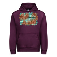 Mauve Wine wood leather background Urban Hoodie - AdoDesignShop