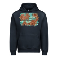 Navy wood leather background Urban Hoodie - AdoDesignShop