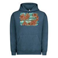 Pigment Midnight Navy wood leather background Urban Hoodie - AdoDesignShop