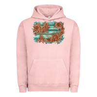 Pigment Salmon wood leather background Urban Hoodie - AdoDesignShop
