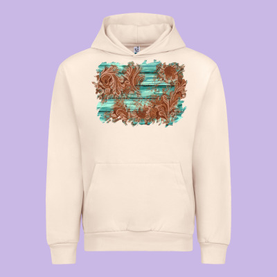 Wood Leather Background Urban Hoodie Designed By Adodesignshop