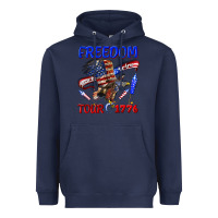 Freedom Born To Be Free Tour 1776 Heavyweight Hoodie | Teevron