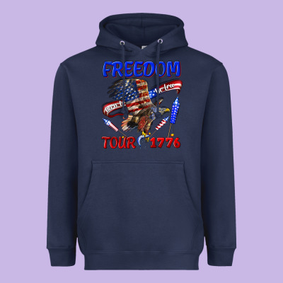 Heavyweight Hoodie freedom born to be free tour 1776