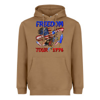 Toasted Coconut freedom born to be free tour 1776 Heavyweight Hoodie - texasbilliewilder