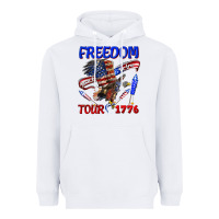 White freedom born to be free tour 1776 Heavyweight Hoodie - texasbilliewilder