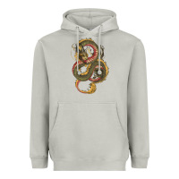 Moon Dust green and yellow dragon Heavyweight Hoodie - RanaPortraitStore