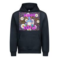 Navy easter happy easter gnomes bunny daisys Urban Hoodie - Artiststas
