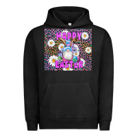 Pigment Black easter happy easter gnomes bunny daisys Urban Hoodie - Artiststas