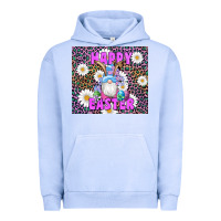 Pigment Grape Ice easter happy easter gnomes bunny daisys Urban Hoodie - Artiststas