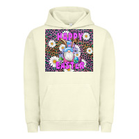 Pigment Pistachio easter happy easter gnomes bunny daisys Urban Hoodie - Artiststas