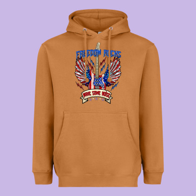 Heavyweight Hoodie freedom rocks make some noise