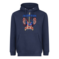 Navy freedom rocks make some noise Heavyweight Hoodie - texasbilliewilder