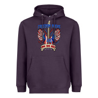 Plum freedom rocks make some noise Heavyweight Hoodie - texasbilliewilder