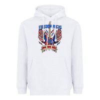 White freedom rocks make some noise Heavyweight Hoodie - texasbilliewilder