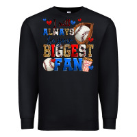 Black i will always be your biggest fan baseball Premium Sweatshirt - Zillion Design Studio