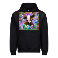 Black easter cow eggs flowers daisys Urban Hoodie - Artiststas