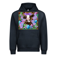 Navy easter cow eggs flowers daisys Urban Hoodie - Artiststas