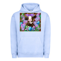Pigment Grape Ice easter cow eggs flowers daisys Urban Hoodie - Artiststas