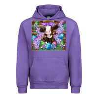 Tulip easter cow eggs flowers daisys Urban Hoodie - Artiststas