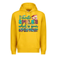 Lemon i create smile what is your superpower Premium Hoodie - AdoDesignShop