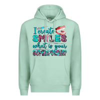 Seafoam i create smile what is your superpower Premium Hoodie - AdoDesignShop
