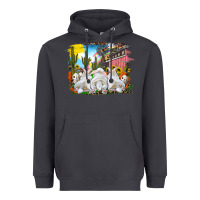 Easter Farm With Bunnies Heavyweight Hoodie | Teevron