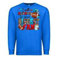 True Royal i will always be your biggest fan american footbal Premium Sweatshirt - Zillion Design Studio
