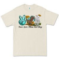 Bone Peace Love Merino Wool Sheep Premium Tee - LillyAllenDesigns