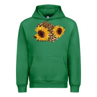 Emerald sunflower leopard patch Urban Hoodie - AdoDesignShop