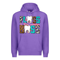 Purple floss boss Premium Hoodie - AdoDesignShop
