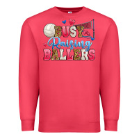 Cardinal busy raising ballers volleyball Premium Sweatshirt - Zillion Design Studio