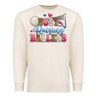Busy Raising Ballers Volleyball Premium Sweatshirt | Teevron