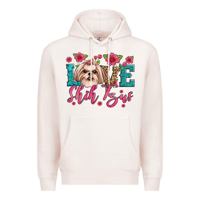 Love Shih Tzus Premium Hoodie by Artiststas | Teevron