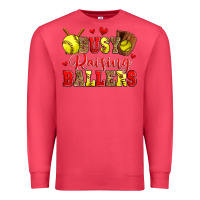 Cardinal busy raising ballers softball Premium Sweatshirt - Zillion Design Studio