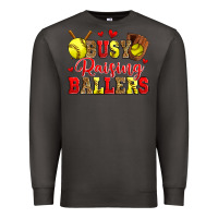 Smoke busy raising ballers softball Premium Sweatshirt - Zillion Design Studio