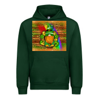 Forest Green st patricks gnomes rainbow Urban Hoodie - Artiststas