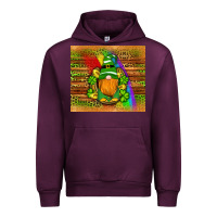 Mauve Wine st patricks gnomes rainbow Urban Hoodie - Artiststas