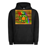 Pigment Black st patricks gnomes rainbow Urban Hoodie - Artiststas