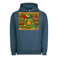 Pigment Midnight Navy st patricks gnomes rainbow Urban Hoodie - Artiststas