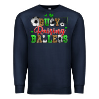 Navy busy raising ballers soccer Premium Sweatshirt - Zillion Design Studio
